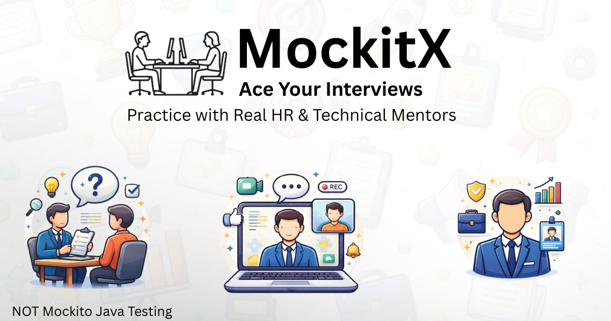 MockitX - Ace Your Interviews | Practice with Real HR & Technical Mentors