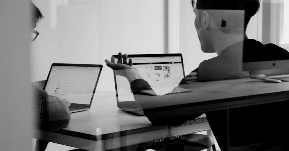Stylized workplace photography for Actuary mock interview context on MockitX (theme-matched Unsplash source)