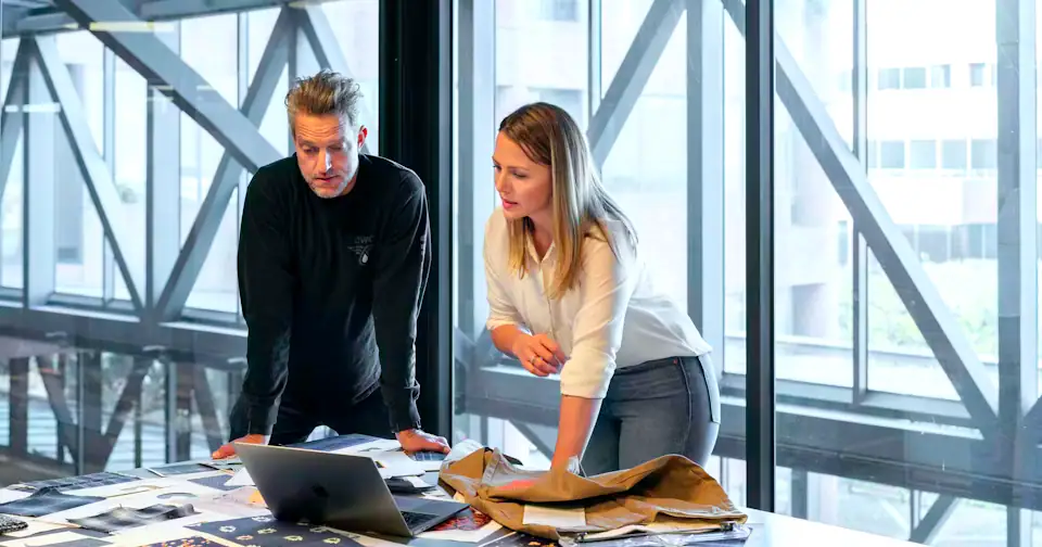 Stylized workplace photography for CSR Program Officer mock interview context on MockitX (theme-matched Unsplash source)