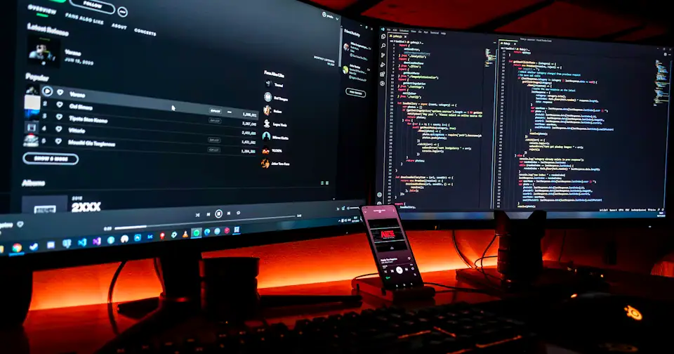 Stylized workplace photography for GraphQL API Engineer mock interview context on MockitX (theme-matched Unsplash source)