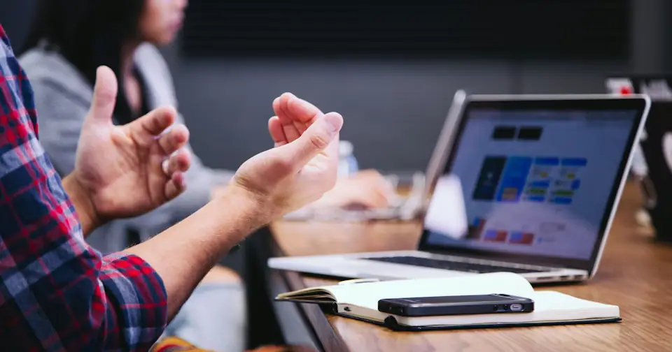 Real workplace photography for Operational Risk Analyst mock interview practice on MockitX (Unsplash, theme-matched)