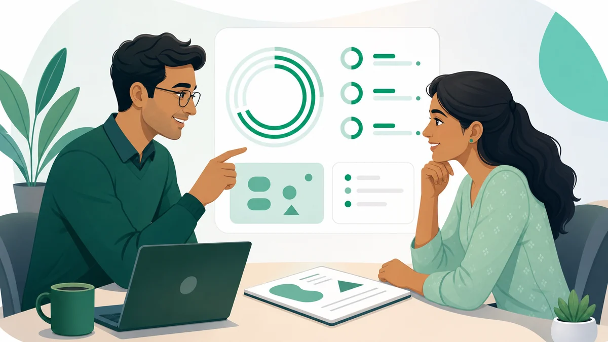 mock interview with score and feedback — candidate practicing with a human mentor on MockitX